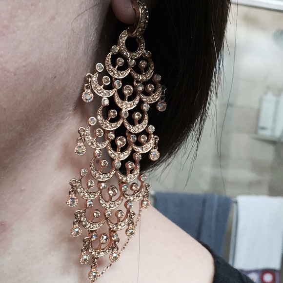 Custom made chandelier earrings - Picture 2 of 4