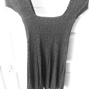 Kimchi Blue Black and White Polka Dot Summer Dress