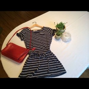 Forever 21 blue & white stripe tunic.