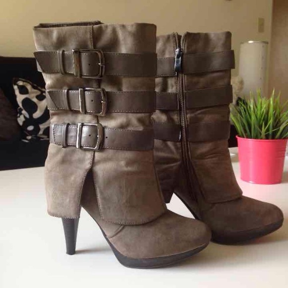 Tan boots