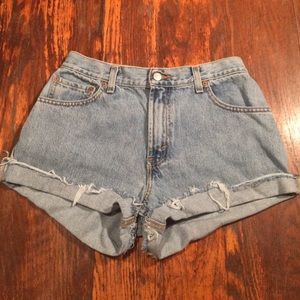 Levi's High Waisted Shorts