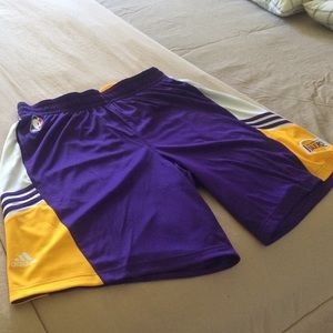 Authentic NBA Lakers Shorts