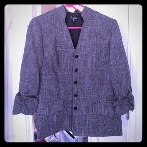 Grey/Black Blazer 👜👠