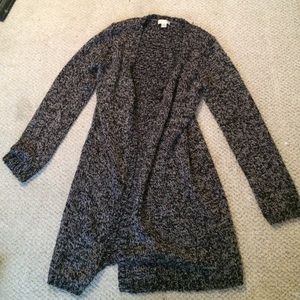 Christopher and banks long cardigan in grey