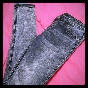 Acid Wash Skinny Jeggings