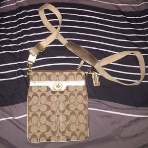 Tan crossbody bag