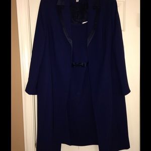 Dress with long jacket