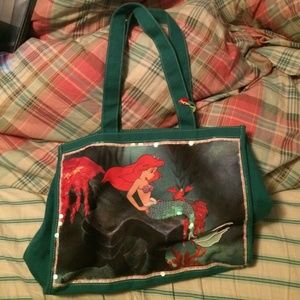 *ON HOLD* Beaded Little Mermaid tote