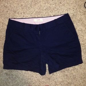 J. Crew Navy Blue Chino Shorts!!!
