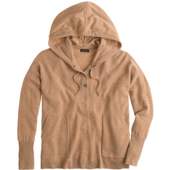 cashmere hoodie j crew