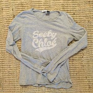 See by Chloe cotton long sleeve T