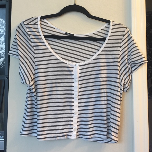 Black and white striped t shirt