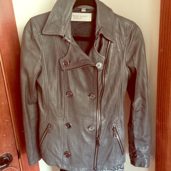 Burberry Brit Leather Jacket -------sold--------