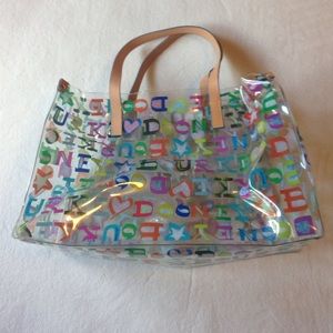 Dooney & Bourke clear colorful bag