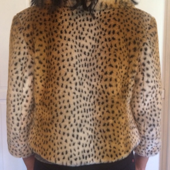 Faux fur cheetah vest - Picture 2 of 4