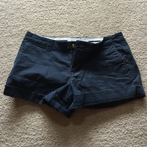 Blue Polka Dot Shorts Size 6