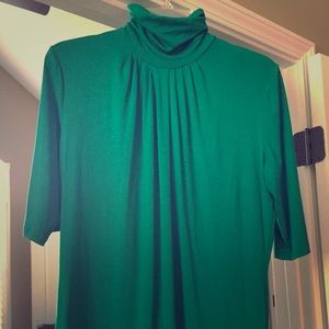 Emerald green top. Worn once.