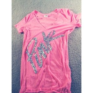 PINK- Victoria secret V-Neck Top