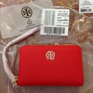 Tory Burch Robinson smartphone wristlet