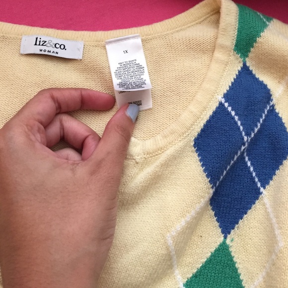 Liz & Co oversized sweater. - Picture 2 of 3