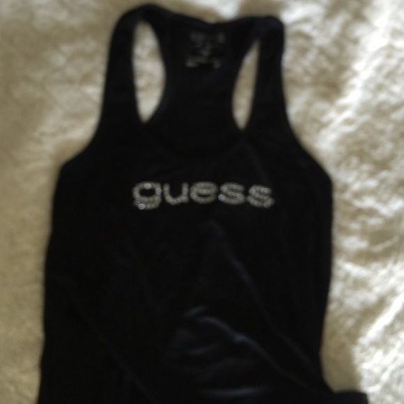 Guess razor back logo tank