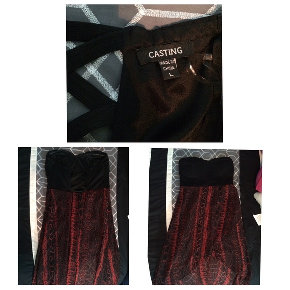 Red Reptile Dress