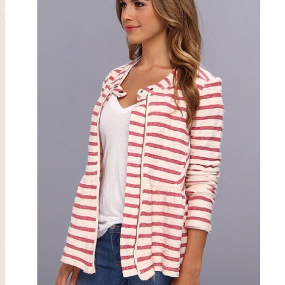 Free People Jackets & Blazers - Free people peplum style jacket zip up