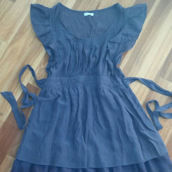 Romantic Dusty Purple Layered Dress