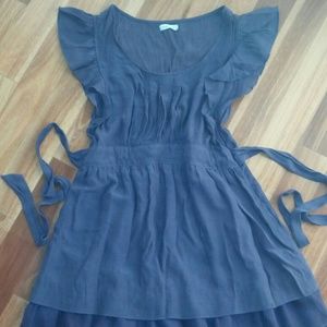 Romantic Dusty Purple Layered Dress