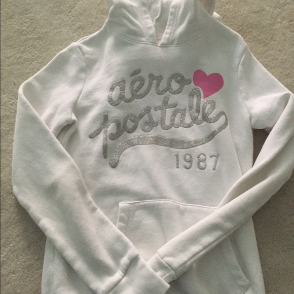 White Aeropostale Hoodie - Picture 1 of 1