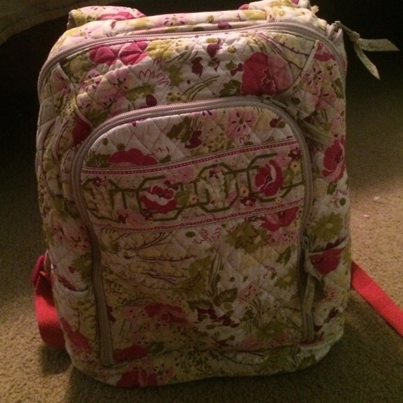 Vera Bradley make me blush lap top back pack
