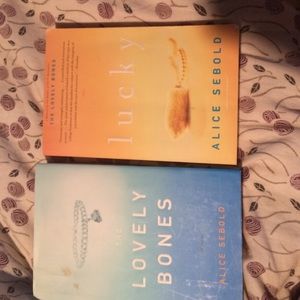 lovely bones and lucky by alice sebold books