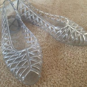 Clear AA lattice jelly flats