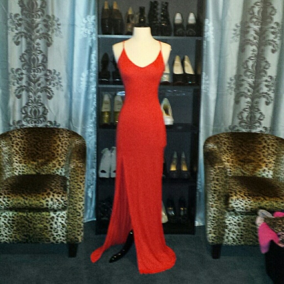 As is maxi dress with slit