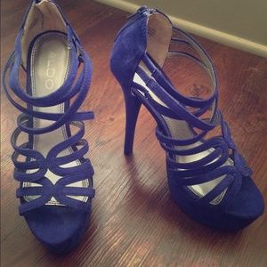 Aldo royal blue high heels