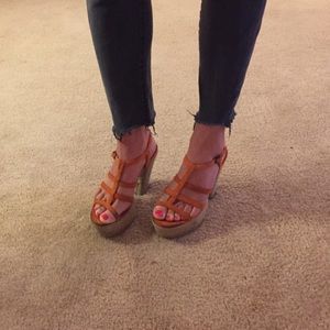Jeffrey Campbell platform sandals 7.5