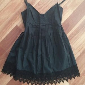 Boho top Black with lace bottom