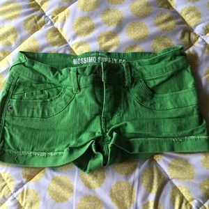 Green shorts