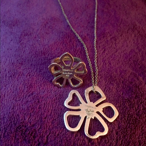 Tiffany necklace and ring set