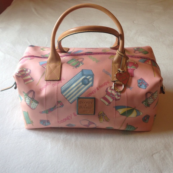 Dooney and Bourke beachy pink duffle bag
