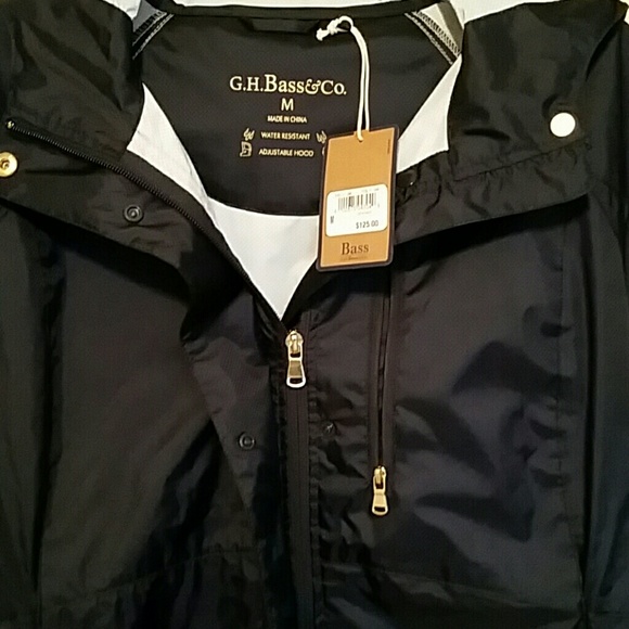 Bass Navy Raincoat
