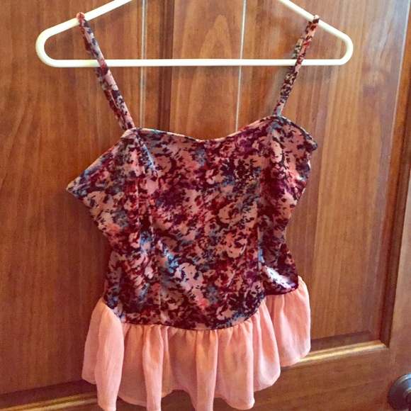 Floral Peplum