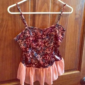 Floral Peplum