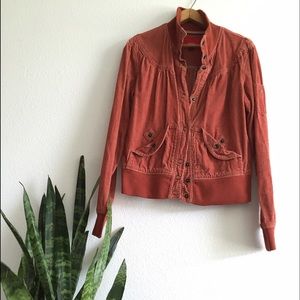 Corduroy bomber jacket