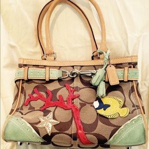 Coach Limited Edition # 1489 Fish Aquarium Bag