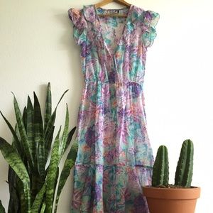 Vintage floral dress