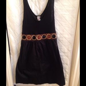 Black tank dress