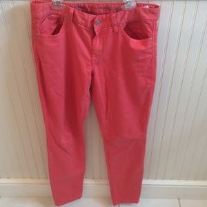 Coral Skinny Jeans