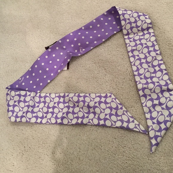 Coach Silk Headband NWT