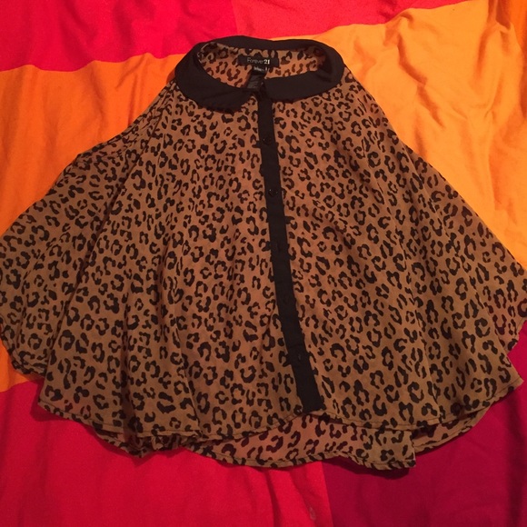 Cheetah Button Shirt